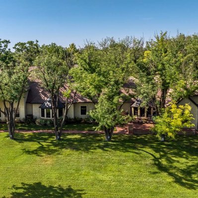 Drone Photo of Levine-Keeney Home, Lubbock, Texas