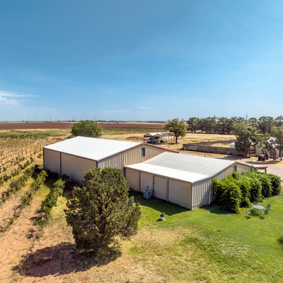 Drone Photo of Pheasant Ridge Winery near Lubbock, Texas