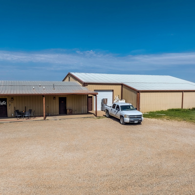 Drone Photograph of Pheasant Ridge Winery near Lubbock, Texas