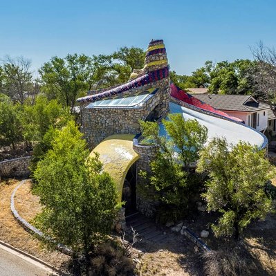 Ice Cream House at Lake Ransom Canyon near Lubbock, Texas