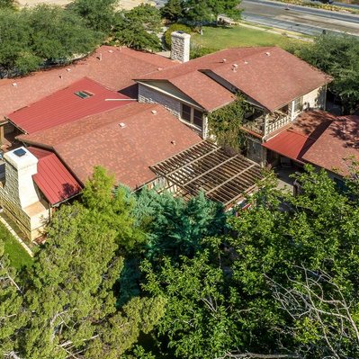 Drone Photograph of Ratliff Home, Lubbock, Texa