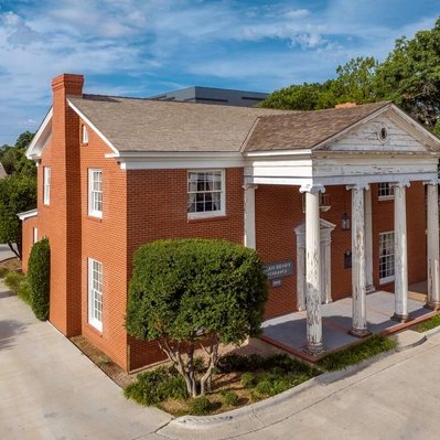 Drone Photograph of Gray-Jones-Hull-Henry Home, Lubbock, Texas