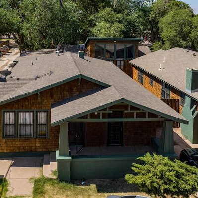 Bungalows at 1807 and 1809 Main Street, Lubbock, Texas