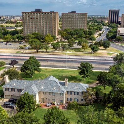 Drone Photograph of Underwood Home, Lubbock, Texas