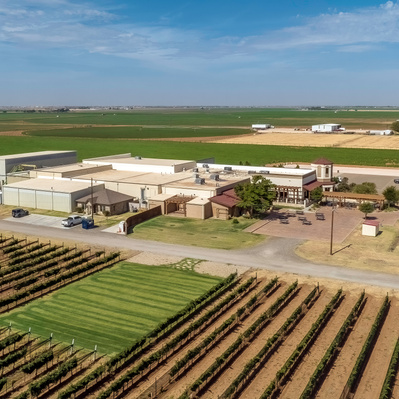  Drone View of Llano Estacado Winery, Lubbock, Texas, including some of their vineyards. 