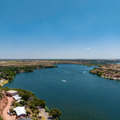 Looking East on Buffalo Springs Lake