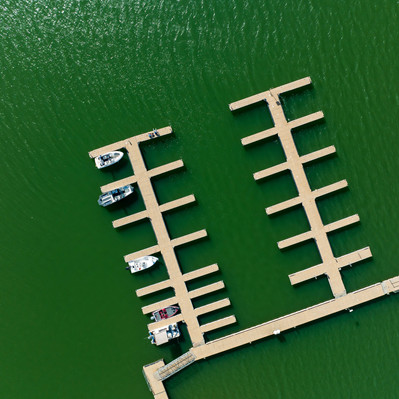 Docks At Lake Alan Henry Near Lubbock, Texas
