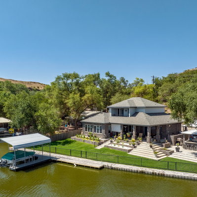Waterfront home with Small Dock at Buffalo Springs Lake
