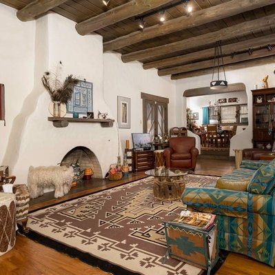 Photograph of Living Room in Holden House, Historical Home in Lubbock, Texas