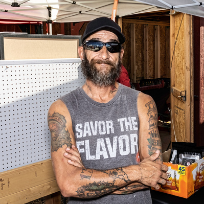 Photographs of Folks from the Wolfforth Farmer's Market Near Lubbock