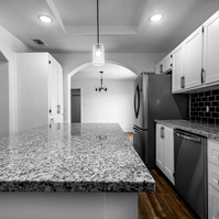 Photos of House Near Anton, Texas with lots of Black and Whites
