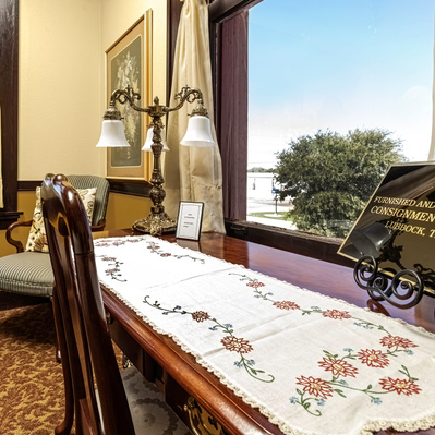 Harvey House Slaton, Interior Photograph of Apache Room