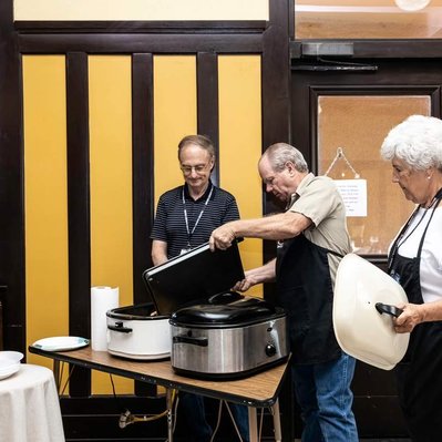 Photos of Harvey House Pancake Fundraiser Event