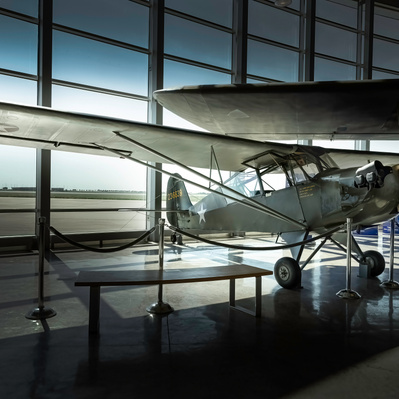 A Powered Airplane in the Museum