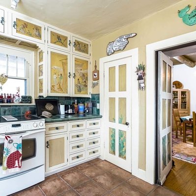 Photograph of Original Kitchen in Holden House historical Home In Lubbock, Texas