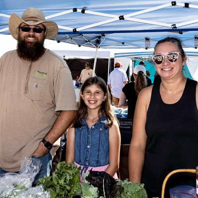 Photographs of Folks from the Wolfforth Farmer's Market Near Lubbock