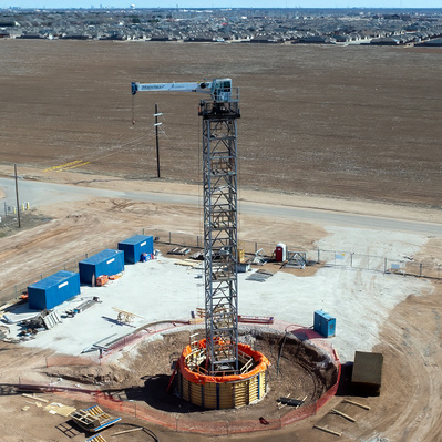 Wolfforth Water Tower Construction