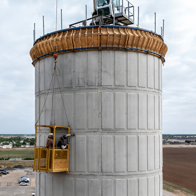 Wolfforth Water Tower Construction