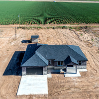 Drone Photo of House Near Anton, Texas