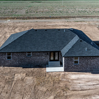 Drone Photo of House Near Anton, Texas