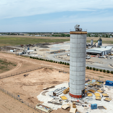 Wolfforth Water Tower Construction