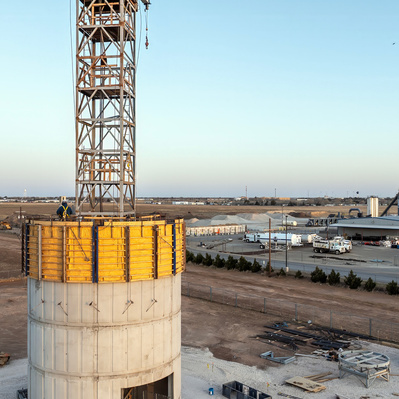 Wolfforth Water Tower Construction