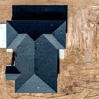Overhead Photo of House Near Anton, Texas