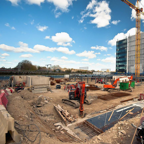 Construction Photograph for bank documentation.