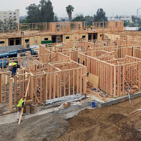 Construction photograph to document level of completion.