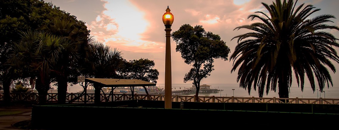 Santa Monica at magic hour