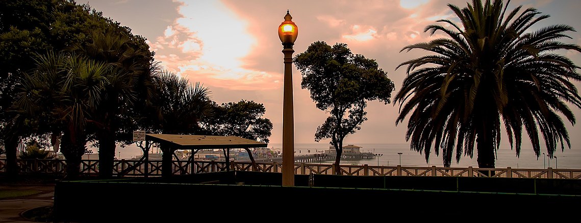 Santa Monica at magic hour