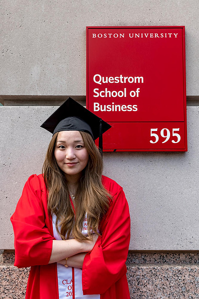 Graduation day from school of business professional photo Cape Cod
