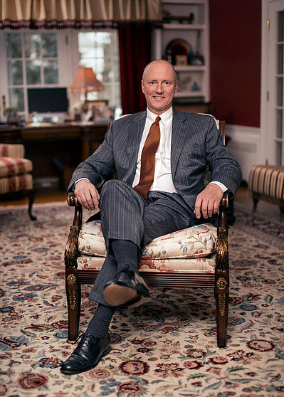 High end executive portrait in office corporate photo Boston