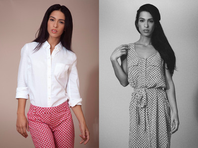 Model's headshot professional photography Boston