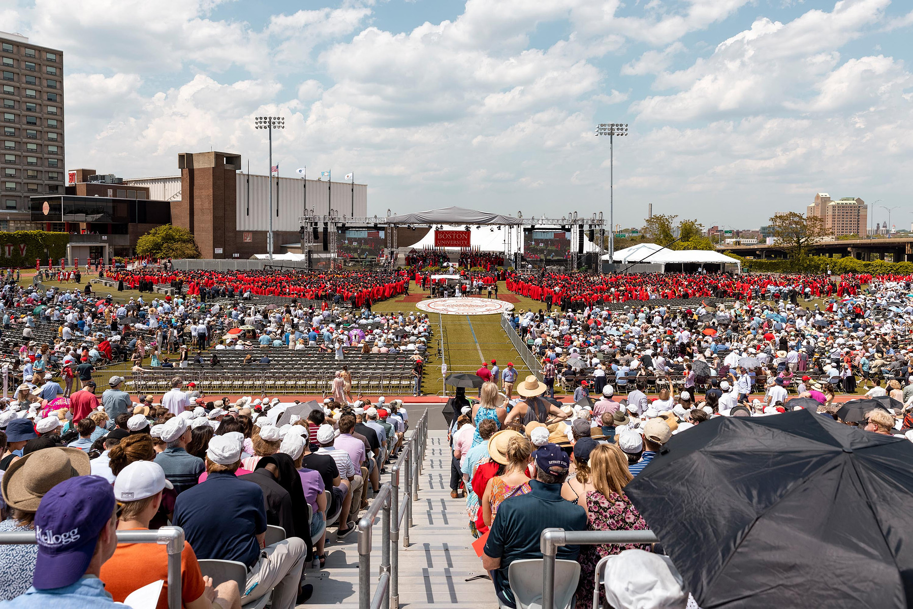 Boston University graduation ceremony