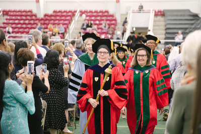 Graduation day photo in Boston