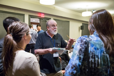 People talking in Corporate event photography Boston