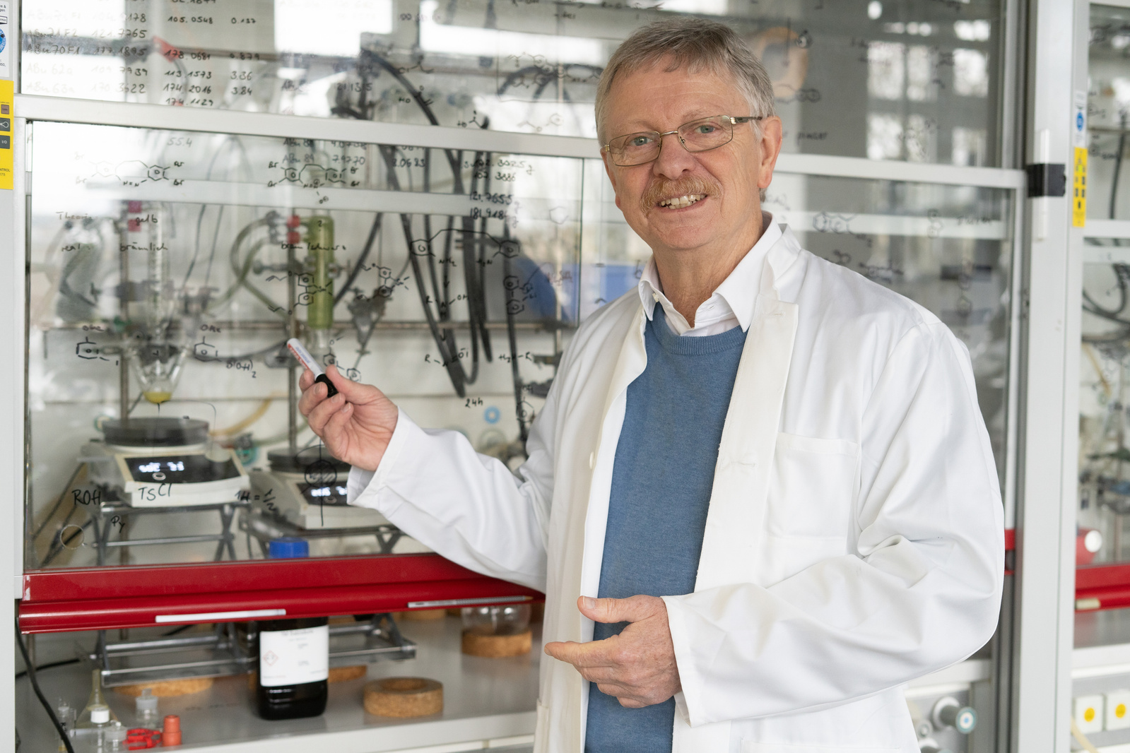 Businessfoto von Prof.Dr.Herges, Leiter des Instituts für organische Chemie Kiel.