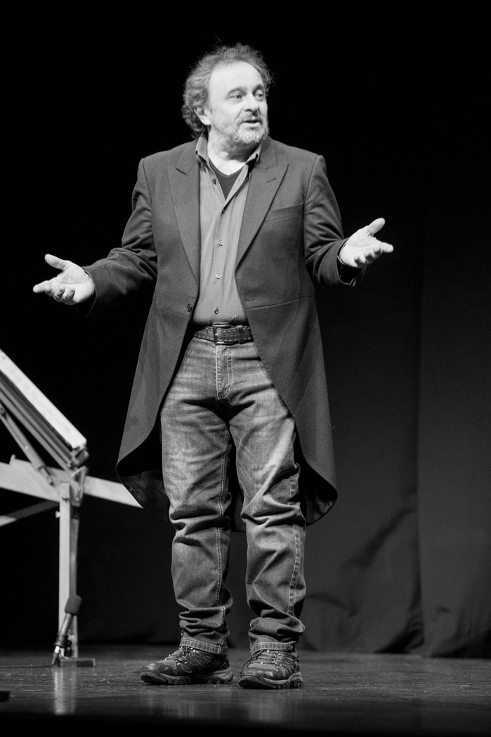 Theatre, Teatro, Spettacolo teatrale, Natalino Balasso, staged photography, fotografia di scena