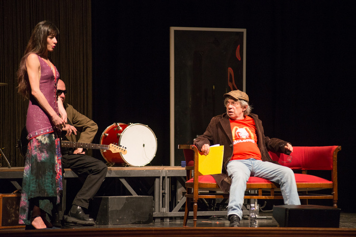 Theatre, Teatro, Spettacolo teatrale, Paolo Rossi, staged photography, fotografia di scena