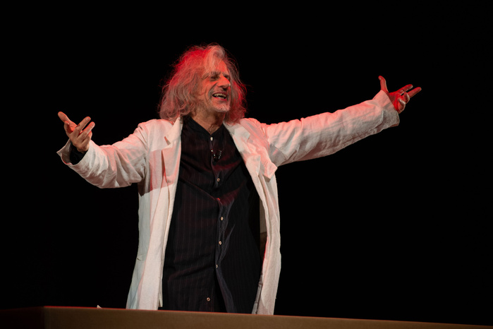 Foto di scena, foto teatro, stage photography, alessandro bergonzoni,