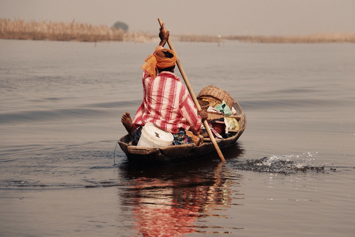 Ganvie Lake Village in Benin. Documented by African documentary photographer Nwando Ebeledike