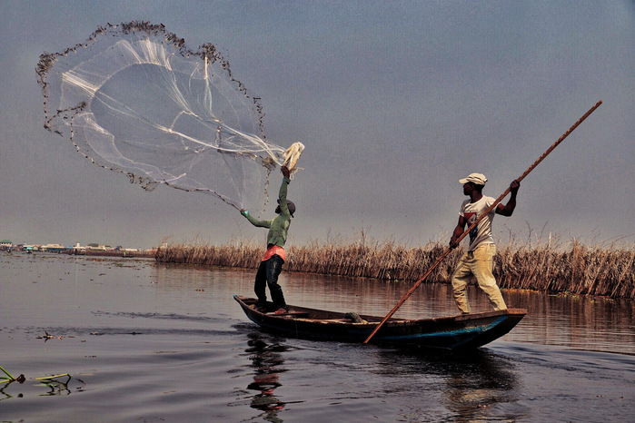 Ganvie Lake Village in Benin. Documented by African documentary photographer Nwando Ebeledike