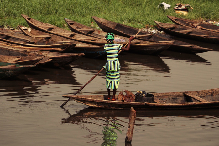 Ganvie Lake Village in Benin. Documented by African documentary photographer Nwando Ebeledike