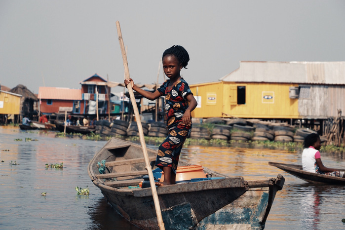 Ganvie Lake Village in Benin. Documented by African documentary photographer Nwando Ebeledike