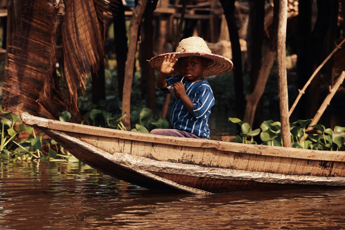 Ganvie Lake Village in Benin. Documented by African documentary photographer Nwando Ebeledike