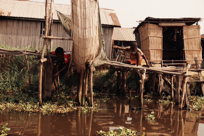 Ganvie Lake Village in Benin. Documented by African documentary photographer Nwando Ebeledike