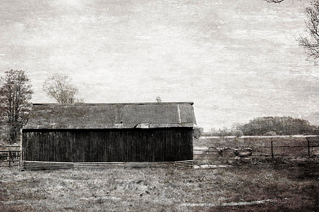 Janet Vermist Fotografie Fine Art Zwart Wit Boerderij Terug in de tijd