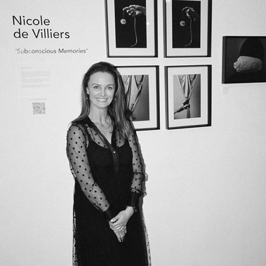 Me at my first exhibition curated by Gerald Coetzee