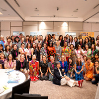 A photo of all the event participants and speakers from the event